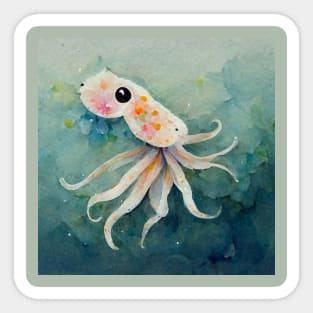 Baby Squid Sticker